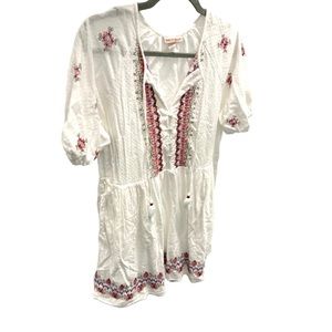 Knox Rose embroidered cottagecore prairie dress XL